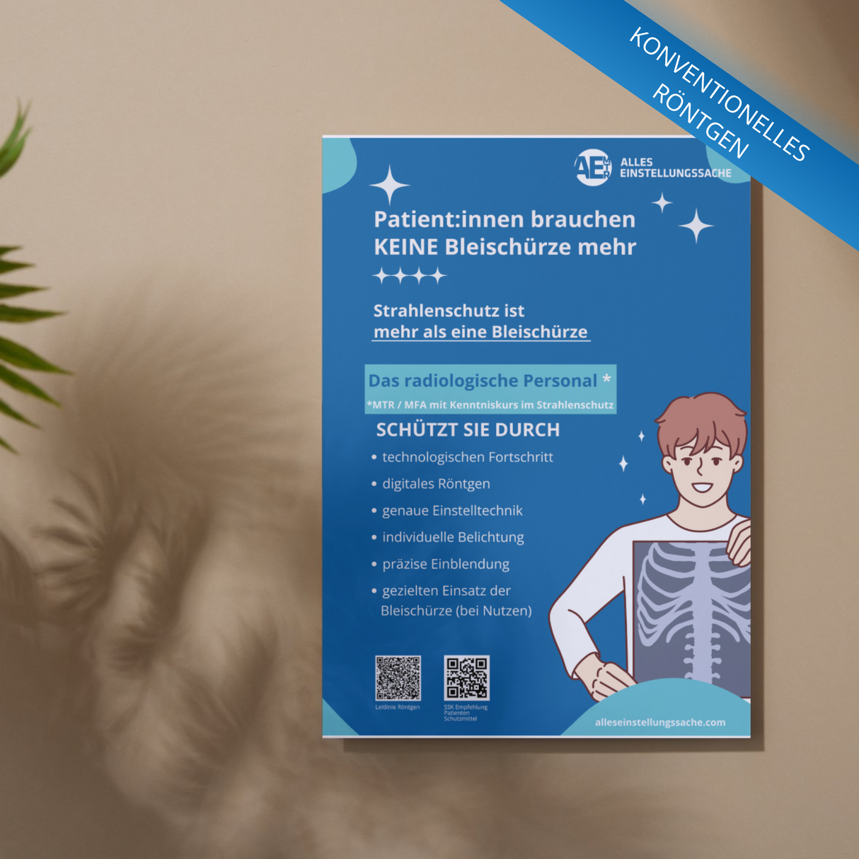 Poster: Bye Bye Bleischürze kompakt - Alles Einstellungssache