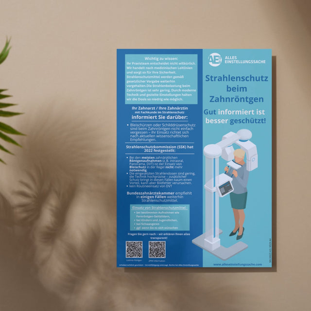Für Zahnärzte I Strahlenschutz beim Zahnröntgen / DVT - Gut informiert ist besser geschützt - Alles Einstellungssache