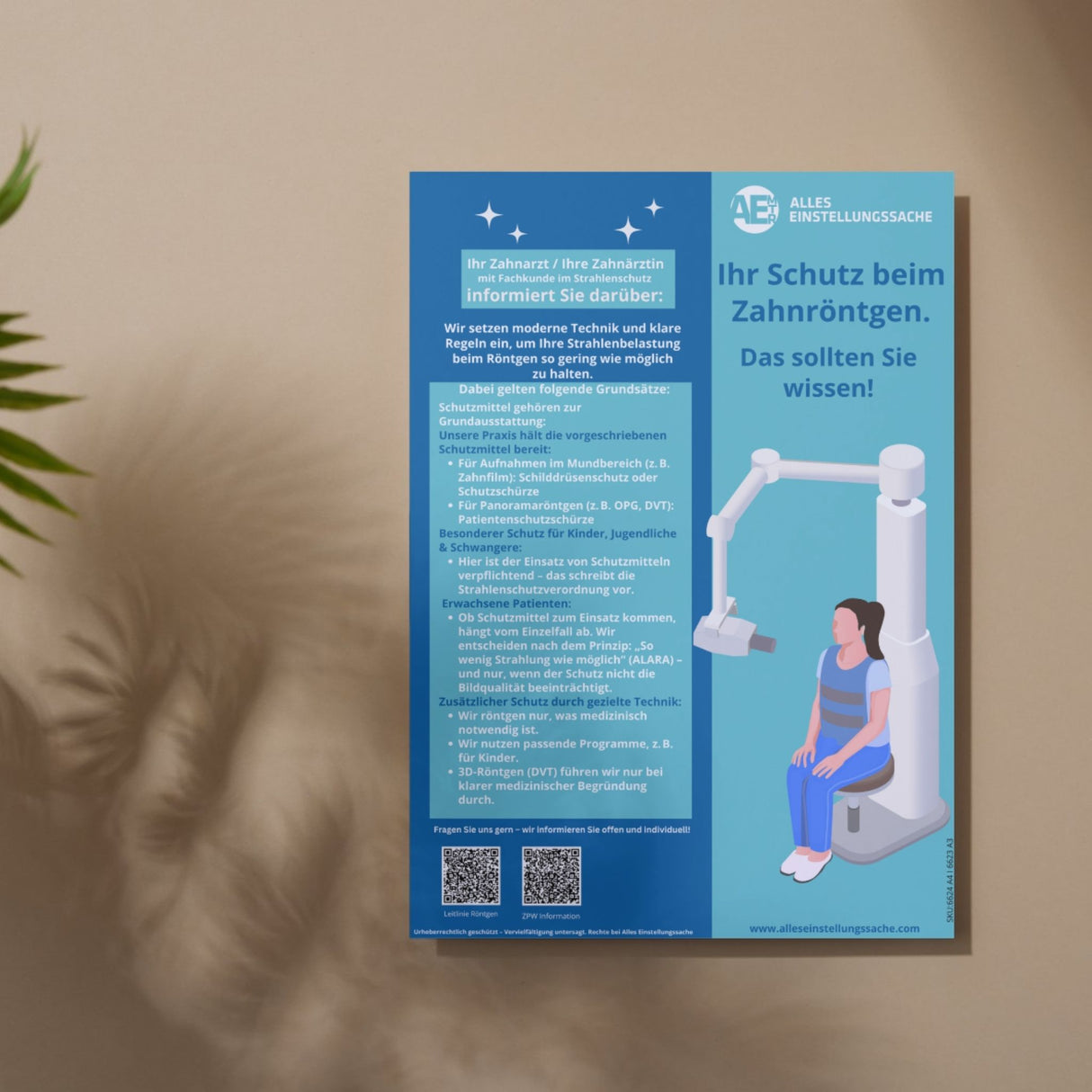 Für Zahnärzte I Strahlenschutz beim Zahnröntgen - Gut informiert ist besser geschützt - Alles Einstellungssache