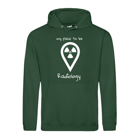 Hoody (Unisex) my place to be Radiology - Alles Einstellungssache