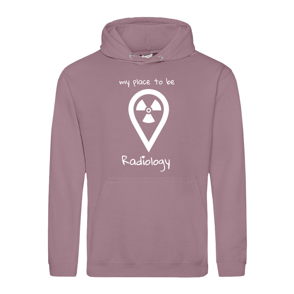 Hoody (Unisex) my place to be Radiology - Alles Einstellungssache