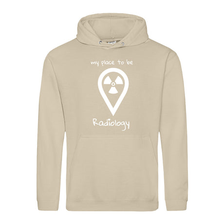 Hoody (Unisex) my place to be Radiology - Alles Einstellungssache