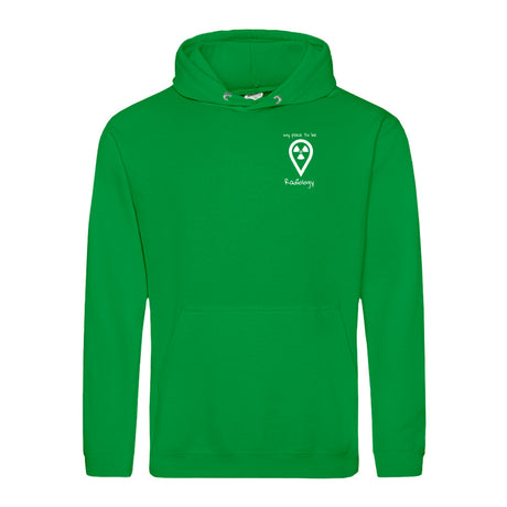 Hoody (Unisex) my place to be Radiology (kleines Logo) - Alles Einstellungssache