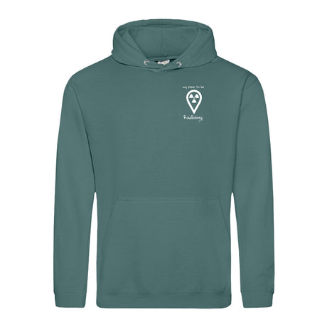Hoody (Unisex) my place to be Radiology (kleines Logo) - Alles Einstellungssache