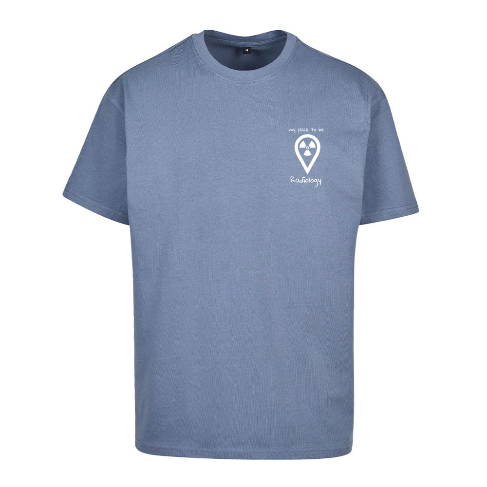Oversized T-Shirt (Damen) - my place to be Radiology (kleines Logo) - Alles Einstellungssache