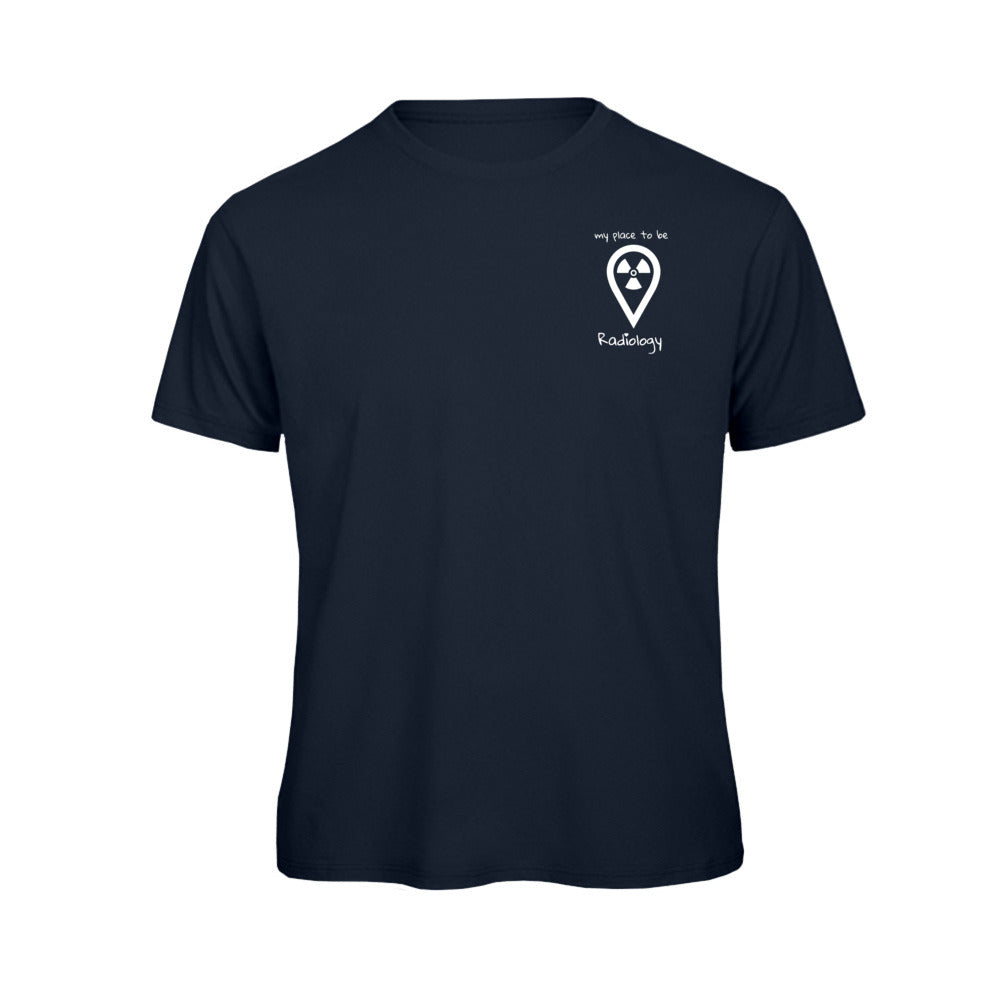 Inspire T-Shirt (Herren) - my place to be Radiology ( kleines Logo) - Alles Einstellungssache