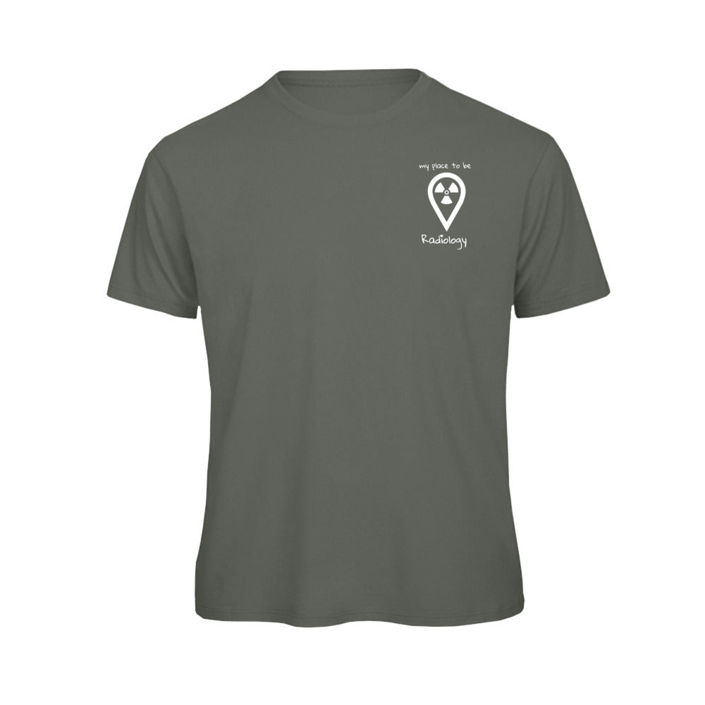 Inspire T-Shirt (Herren) - my place to be Radiology ( kleines Logo) - Alles Einstellungssache