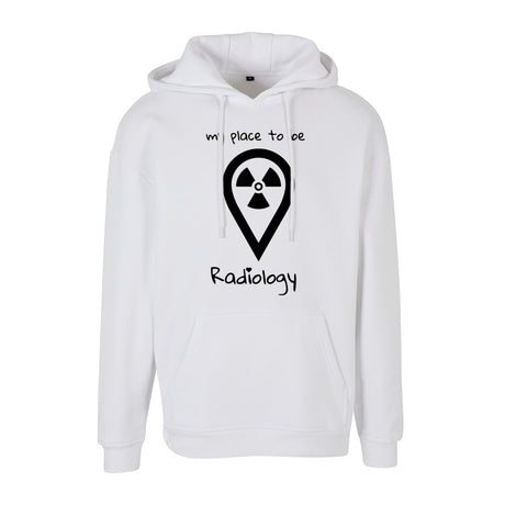Basic Oversize Hoodie (Herren) - my place to be Radiology - Alles Einstellungssache