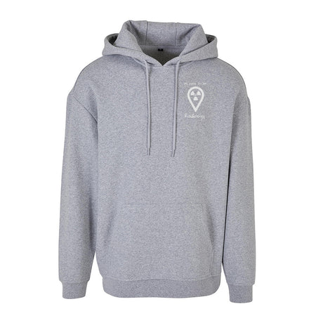 Basic Oversize Hoodie (Herren) - my place to be Radiology  (kleines Logo) - Alles Einstellungssache