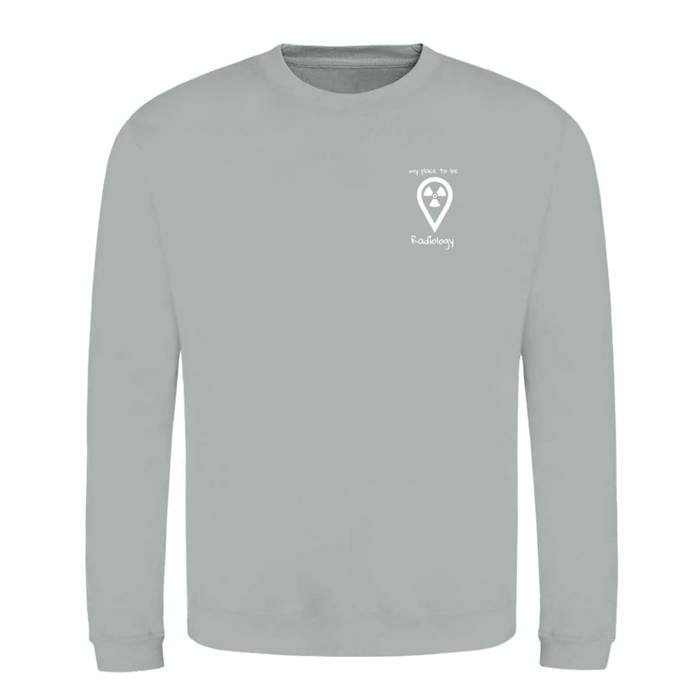 Klassiker Sweatshirts (Unisex) - my place to be Radiology (kleines Logo) - Alles Einstellungssache
