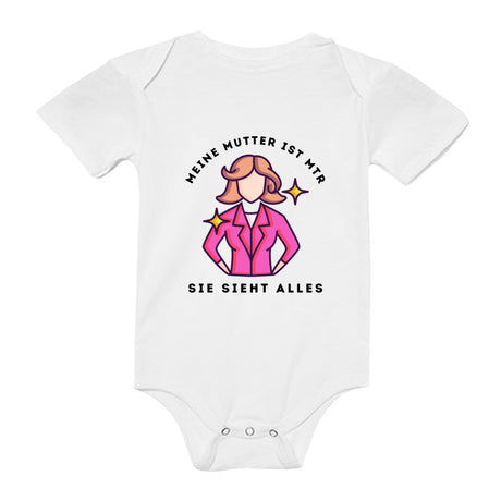 Kurzarm Body  - Meine Mutter ist MTR - Alles Einstellungssache