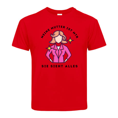Kinder T-Shirt - meine Mutter ist MTR - Alles Einstellungssache