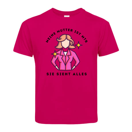Kinder T-Shirt - meine Mutter ist MTR - Alles Einstellungssache