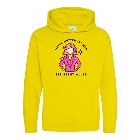 Kinder Hoodie - meine Mutter ist MTR - Alles Einstellungssache