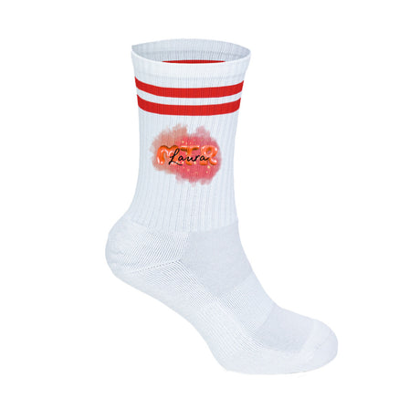 ROT MTR Laura oder dein Name - Socken - Alles Einstellungssache