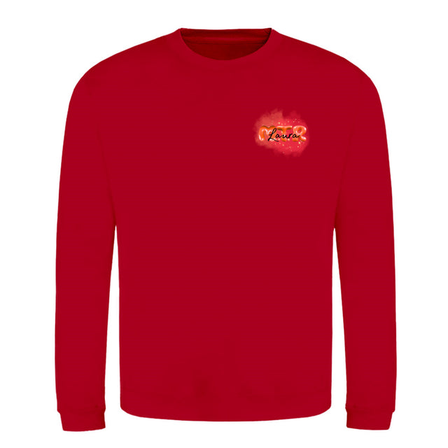 ROT MTR Laura oder dein Name -LOGO klein- Klassiker Sweatshirts (Unisex) - Alles Einstellungssache