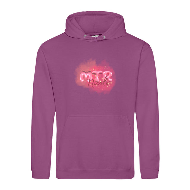 Pink MTR Nicole oder dein Name -LOGO groß- Hoody (Unisex) - Alles Einstellungssache