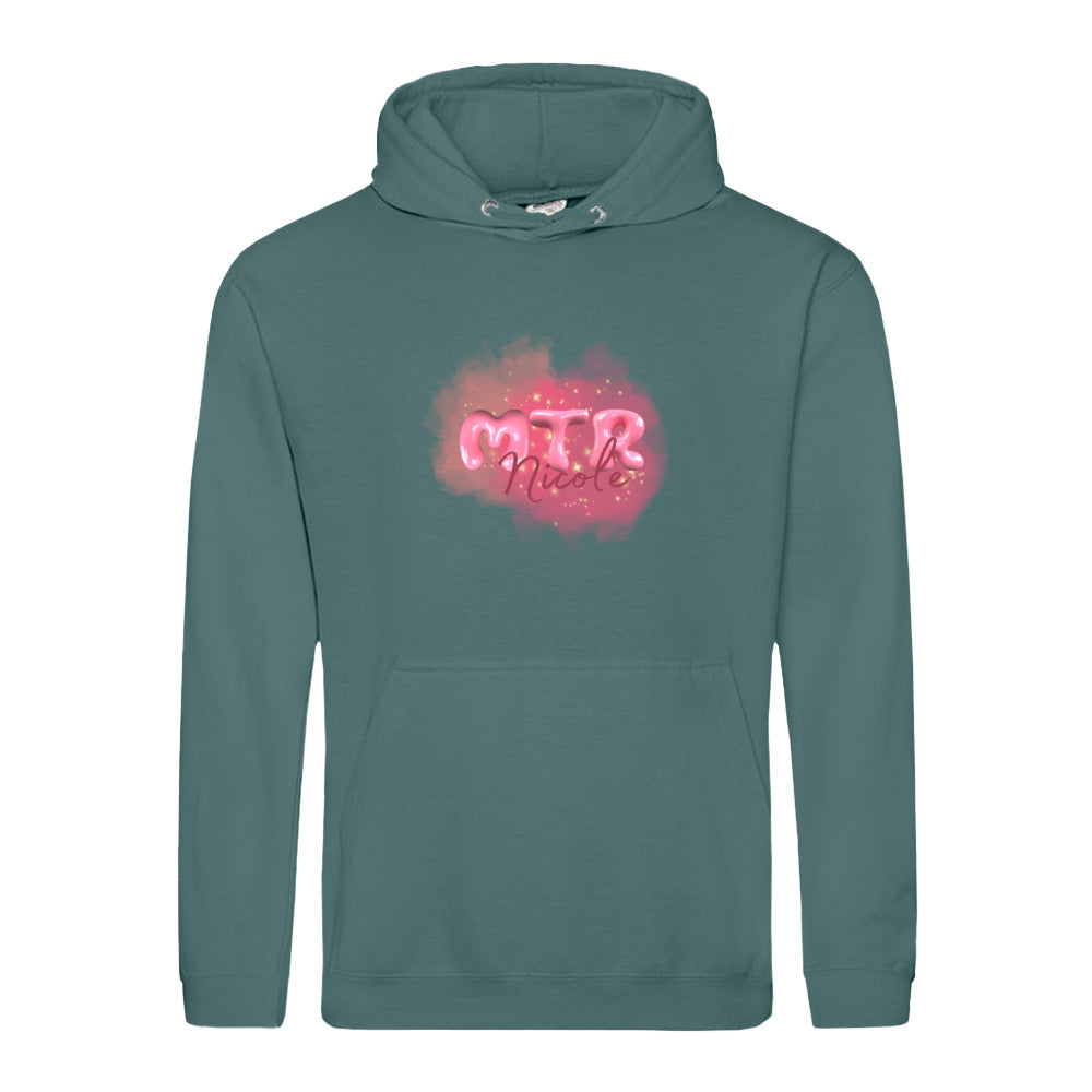 Pink MTR Nicole oder dein Name -LOGO groß- Hoody (Unisex) - Alles Einstellungssache