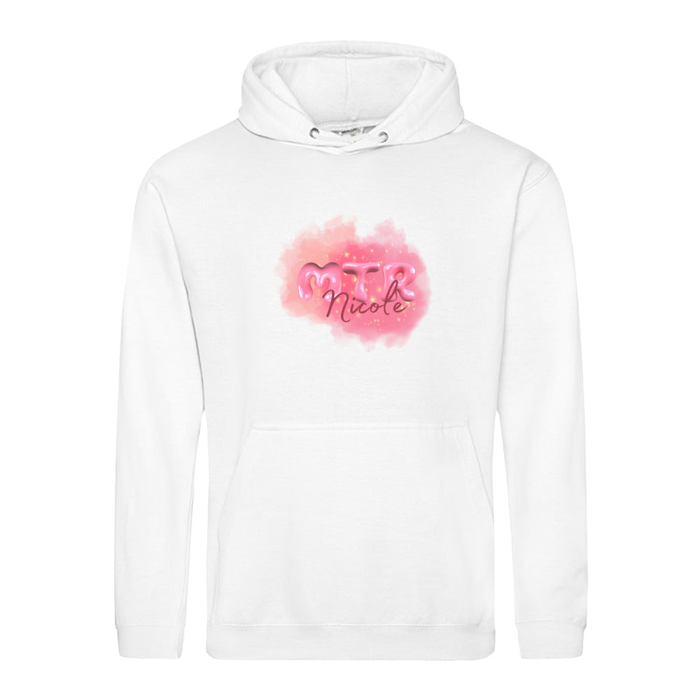 Pink MTR Nicole oder dein Name -LOGO groß- Hoody (Unisex) - Alles Einstellungssache