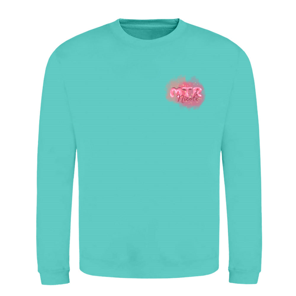 Pink MTR Nicole oder dein Name -LOGO klein- Klassiker Sweatshirts (Unisex) - Alles Einstellungssache