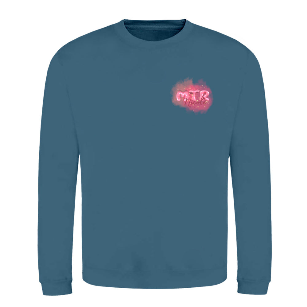 Pink MTR Nicole oder dein Name -LOGO klein- Klassiker Sweatshirts (Unisex) - Alles Einstellungssache