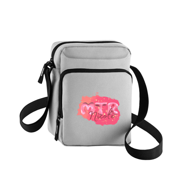 Pink MTR Nicole oder dein Name - Cross Body Bag, Handtasche,Handytasch - Alles Einstellungssache