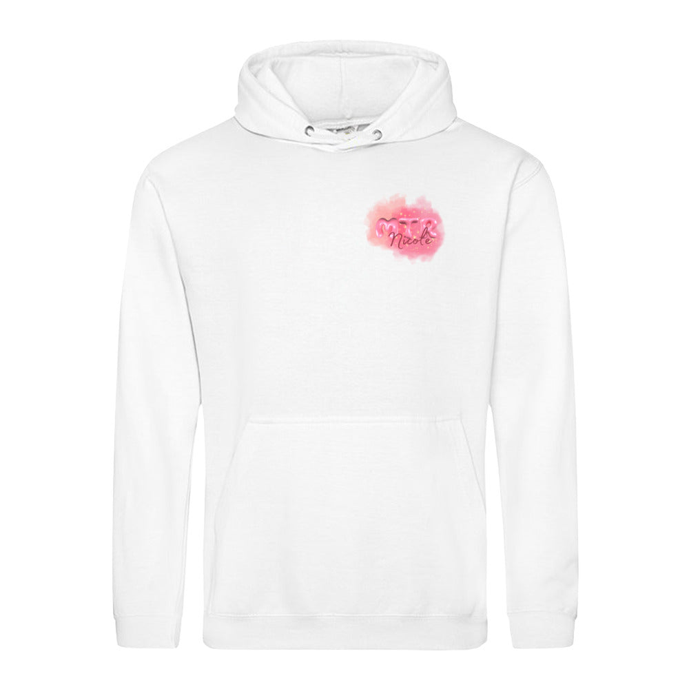 Pink MTR Nicole oder dein Name -LOGO klein- Hoody (Unisex) - Alles Einstellungssache