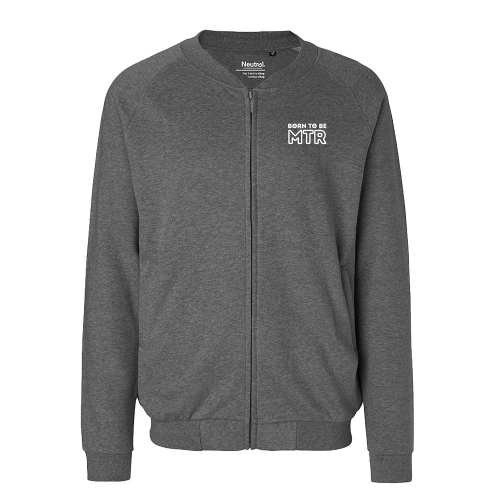 Sweatjacke mit Reißverschluss - BORN TO BE MTR (kleines Logo) Unisex