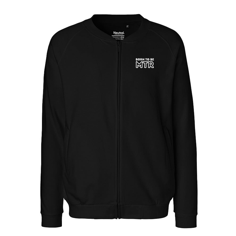 Sweatjacke mit Reißverschluss - BORN TO BE MTR (kleines Logo) Unisex