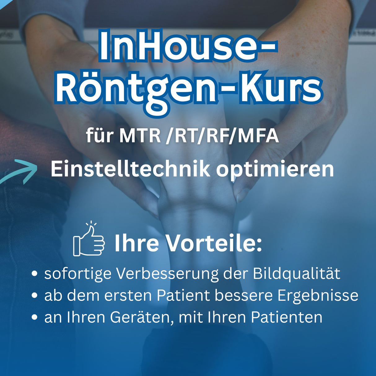 Röntgen-Inhouse-Kurs - Training on the Job - Alles Einstellungssache