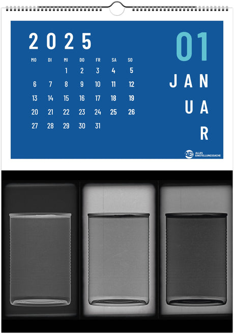 Röntgenkalender 2025 - Alles Einstellungssache