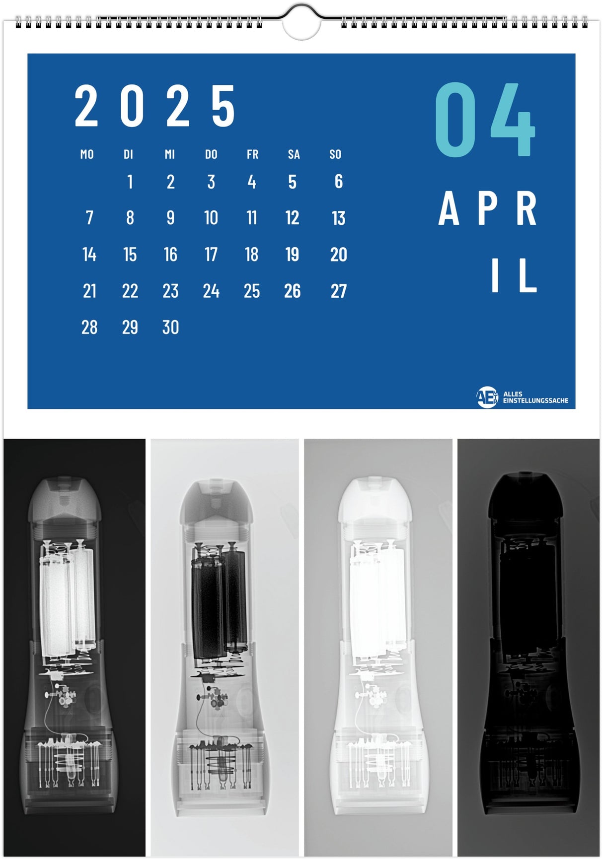 Röntgenkalender 2025 - Alles Einstellungssache