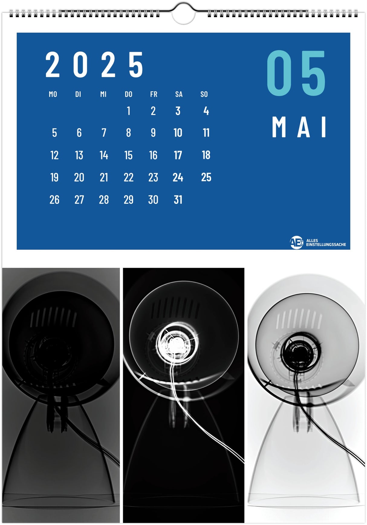 Röntgenkalender 2025 - Alles Einstellungssache