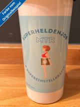 MTR zum Strahlen , weißer Eldelstahl-Thermobecher (440 ml)