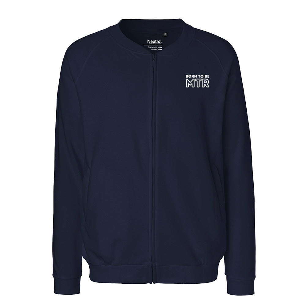 Sweatjacke mit Reißverschluss BORN TO BE MTR (kleines Logo) Unisex