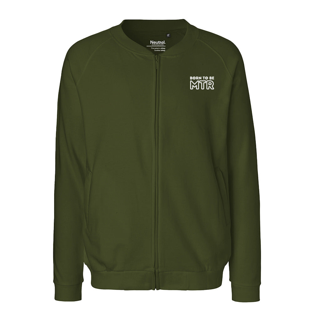 Sweatjacke mit Reißverschluss BORN TO BE MTR (kleines Logo) Unisex