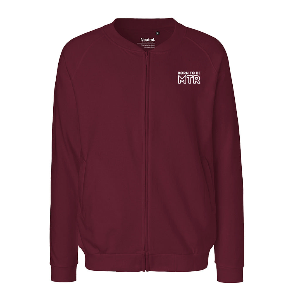 Sweatjacke mit Reißverschluss BORN TO BE MTR (kleines Logo) Unisex