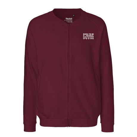 Sweatjacke mit Reißverschluss BORN TO BE MTR (kleines Logo) Unisex