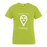 my place to be Radiology (großes Logo) T-Shirt (Damen)