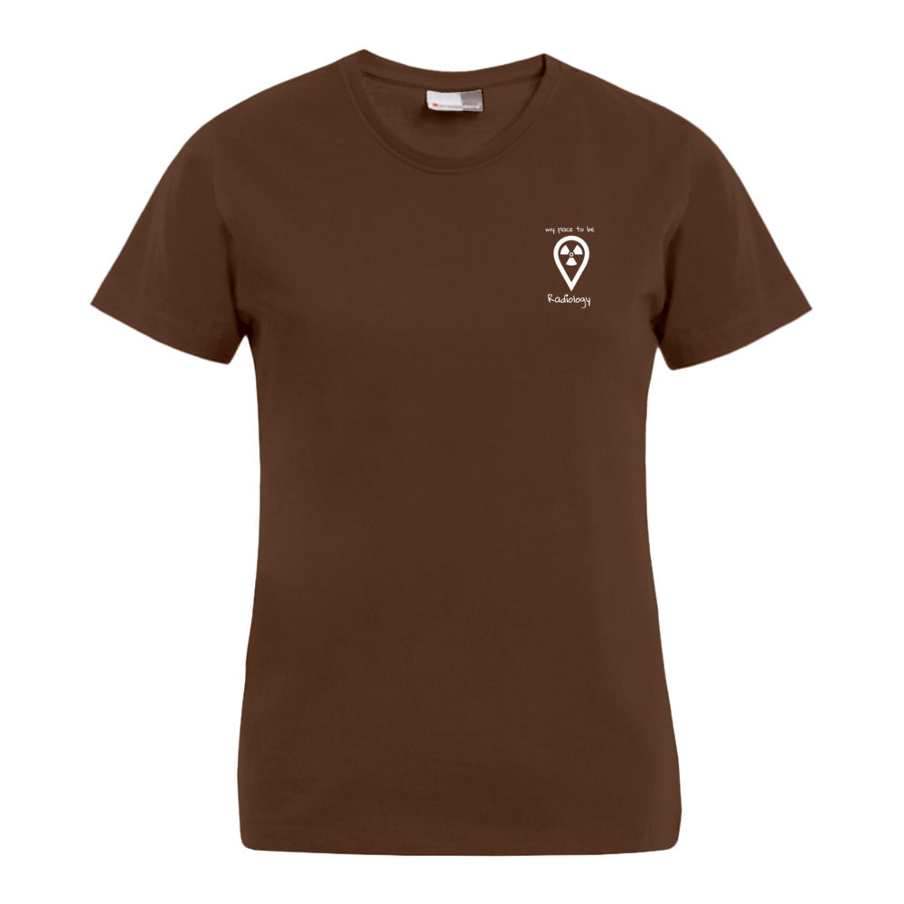 my place to be Radiology (kleines Logo) T-Shirt (Damen)