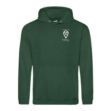 Hoody (Unisex) my place to be Radiology (kleines Logo)