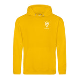 Hoody (Unisex) my place to be Radiology (kleines Logo)