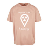 Oversized T-Shirt (Damen) - my place to be Radiology (großes Logo)