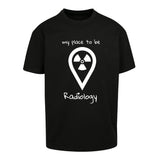 Oversized T-Shirt (Damen) - my place to be Radiology (großes Logo)