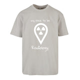 Oversized T-Shirt (Damen) - my place to be Radiology (großes Logo)