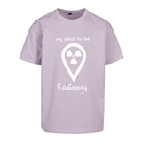 Oversized T-Shirt (Damen) - my place to be Radiology (großes Logo)