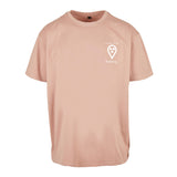 Oversized T-Shirt (Damen) - my place to be Radiology (kleines Logo)