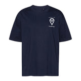 T-Shirt Oversized (Unisex)- my place to be Radiology  (kleines Logo)
