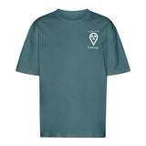 T-Shirt Oversized (Unisex)- my place to be Radiology  (kleines Logo)