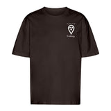 T-Shirt Oversized (Unisex)- my place to be Radiology  (kleines Logo)